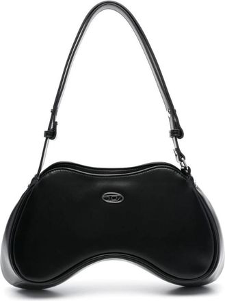 Diesel Play Schoudertas - Dames - Schoudertassen - Zwart - ONE Size - Leer - Tassen