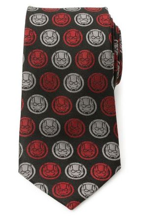 Cufflinks Inc. Medallion Silk Blend Tie in Gray at Nordstrom