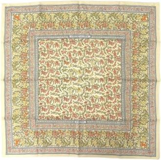 Herm&egrave;s Pre-owned Scarves, female, Multicolor, Size: ONE SIZE Pre-owned Chasse En Inde Scarf