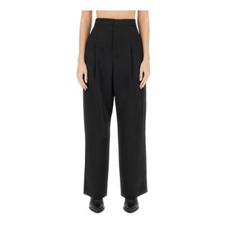 Isabel Marant Isabel Marant, Wide Trousers, female, Black, Size: XS Staya Trousers