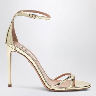 Aquazzura Sandali Nuda oro in pelle metallizzata