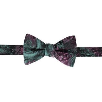 Trafalgar Store The Arcane Storm Silk Novelty Bow Tie in Multiple at Nordstrom