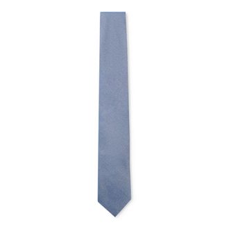 BOSS Jacquard-weave tie in silk