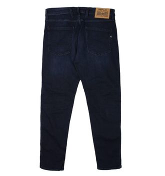 Replay Mens Replay Anbass Power Stretch Slim Fit Jeans in Dark Blue