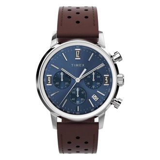 Timex Heren, Accessoires, Bruin, Maat: ONE Size Leer