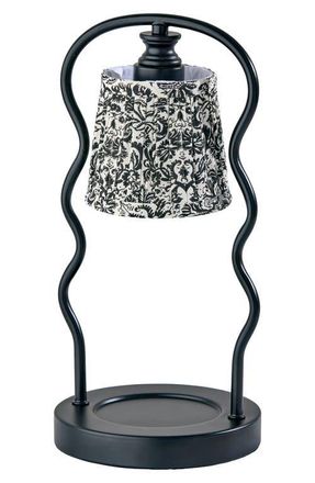Adesso Twirl Candle Warmer Lamp in Black at Nordstrom
