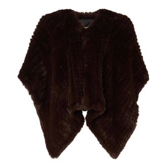 Pinko Pinko, Dames, Jassen, Bruin, Maat: ONE Size Poliester