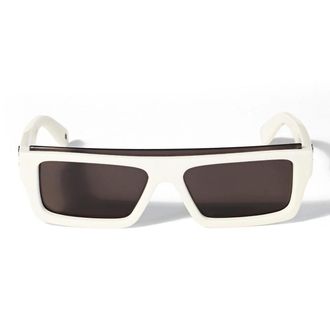 Off-white Sunglasses Ow1048 0107 Elisabeth S White/Dark Gray Unisex