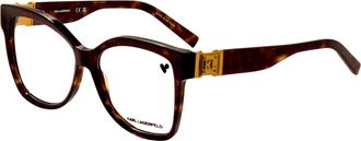 Karl Lagerfeld Womens 55mm Dark Tortoise Eyeglasses KL6149-242-55