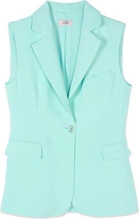 Oltre Tailored Waistcoat - Dames - Bodywarmers - Groen - 4XL - Leer - Jassen