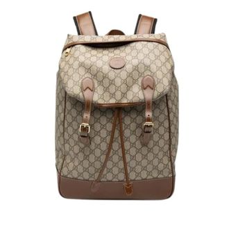 Gucci Pre-owned Backpacks, female, Brown, Size: ONE SIZE Pre-owned Vintage Backpack