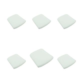 ED&Egrave;N JARD&Iacute; Pack 6 cojines para sillones de exterior repelente al agua verde claro