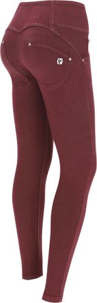 Freddy Pantaloni push up WR.UP vita media tessuto navetta tinto in capo