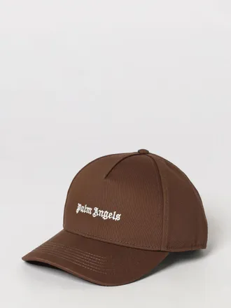 Palm Angels Cotton Hat with Embroidered Logo
