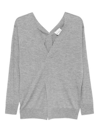SA SU PHI Front And Back V-Neck Sweater