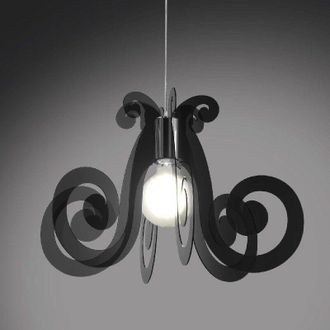 Linea Zero Linea Zero - L&aacute;mpara De Suspensi&oacute;n En Plexigl&aacute;s Mizar Fum&egrave; Di&aacute;metro 64x H41 Cm