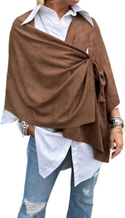 Ravel Sweet Suede Wrap In Brown