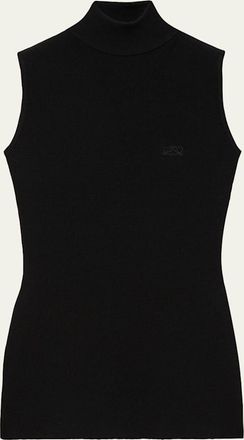 Loewe Turtleneck Sleeveless Knit Sweater