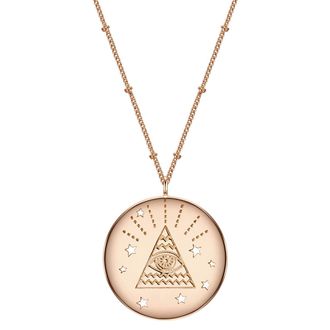 Glanzst&uuml;cke M&uuml;nchen Womens Sterling Silver Necklace - Rose Gold - One Size