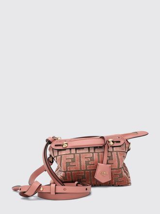 Fendi Borsa By The Way Soft Mini Fendi in pelle e velluto con monogram FF jacquard
