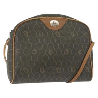 Dior Pre-owned Cross Body Bags, female, Gray, Size: ONE SIZE Pre-owned Plastic Cross Body Bag