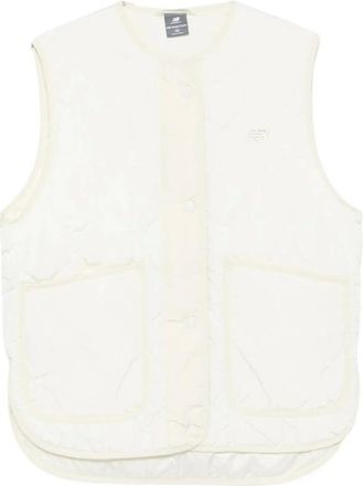 New Balance Gilet trapuntato - - Sport - Donna - Bianco - S