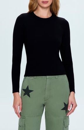 Pistola Denim Bailey Long Sleeve Rib T-Shirt in Noir at Nordstrom Rack, Size X-Large