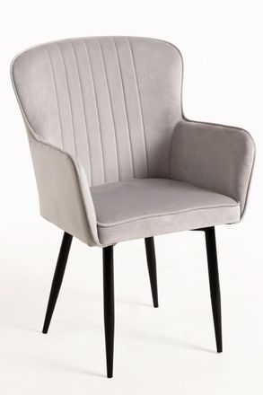 Regalos Miguel Regalos Miguel - Packs Sillas Comedor - Pack 2 Sillas Dalye Terciopelo - Gris