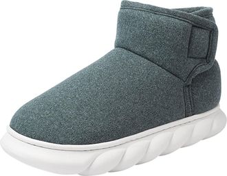 Generic Women Easy Fasten Snow Boots Winter Warm Fur Lined Comfort Short Booties Thick Plush Suede Shoes Outdoor Casual Non-Slip Walking Shoes with Memory Foa