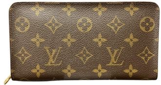Louis Vuitton Monogram Brown Monogram Long Wallet (Bi-Fold) (Pre-Owned)