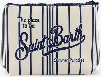 MC2 Saint Barth Mens Clutch Aline Scuba Blue Bags