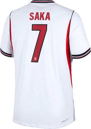 Nike Bukayo Saka England National Team 2026 Match Home Nike Mens Dri-FIT ADV Soccer Jersey in White | NN203948199-ENG