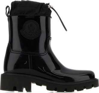 Moncler Black Rubber Kick Stream Ankle Boots