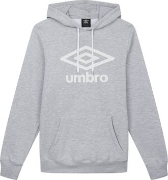 Umbro Herenlogo Hoodie (Grijze Mergel)