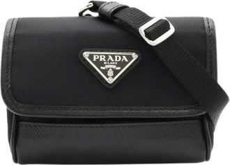 Prada Pre-owned Borsa a Spalla Mini 2way in Nylon - - Pre-owned - Donna - Nero - ONE SIZE