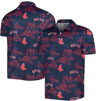Reyn Spooner Mens Reyn Spooner Navy Boston Red Sox Cooperstown Collection Puamana Print Polo at Nordstrom, Size Xxx-Large