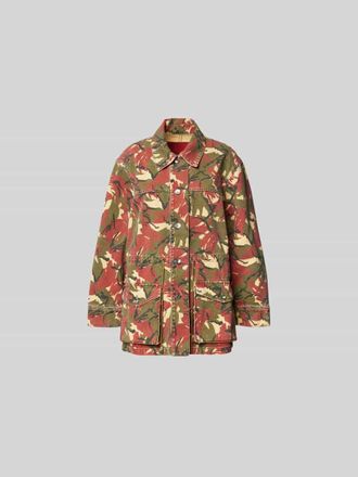 Paco Rabanne Jacke mit Knopfleiste in Khaki, Gr&ouml;&szlig;e XS/S