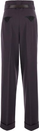 The Attico Womens Trousers Brown Wool