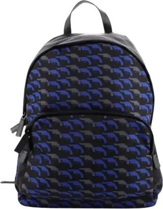 Prada Pre-owned Backpacks, female, Black, Size: ONE SIZE Pre-owned Nylon Backpack