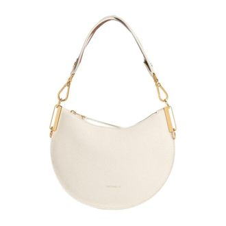 Coccinelle Sunup Schoudertas - Dames - Schoudertassen - Beige - ONE Size - Leer - Tassen