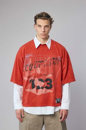 RRR123 Left Out Vintage Tee Red