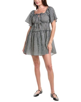 Ganni Ganni Check Mini Dress