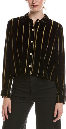 L'agence Cosette Crop Hi Low Shirt