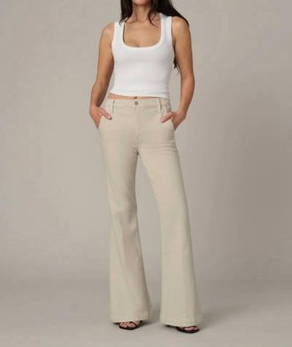 Joe's Molly Trouser High Rise Flare Jeans - Petite In Stone
