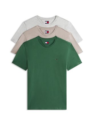 Tommy Jeans TJM XSLIM 3 PACK TEE Mit Rundhalsausschnitt