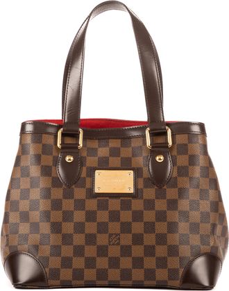 Louis Vuitton Pre-owned Womens Hampstead PM Handbag - Brown - One Size