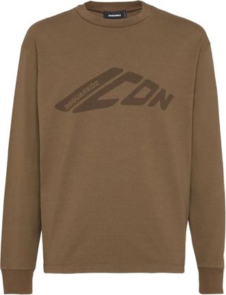 Dsquared2 Felpa Icon - Marrone