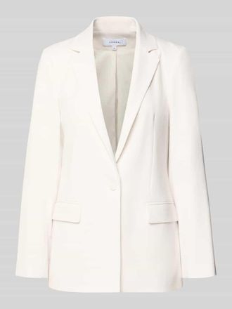 Comma Slim Fit Blazer mit Pattentaschen in Weiss, Gr&ouml;&szlig;e 34