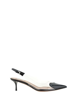 Alaia Womens Pumps Le Coeur Black Leather Calf (bos Taurus) High Heel Shoes