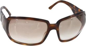Chanel Pre-owned Accessories, female, Brown, Size: ONE SIZE Pre-owned Plastic Sunglasses